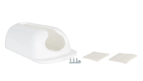 Camco USA Pop-A-Bag 57061 Bag Dispenser, Plastic, White, 12 in L, 5.1 in W, 3 in Dia