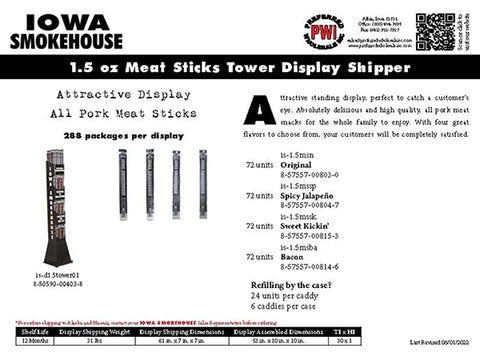STICK MEAT TOWER SHPR 1.5OZ
