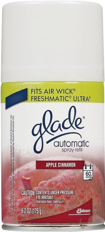 SC Johnson 71775 Automatic Air Freshener Refill, 6.2 oz, Apple Cinnamon
