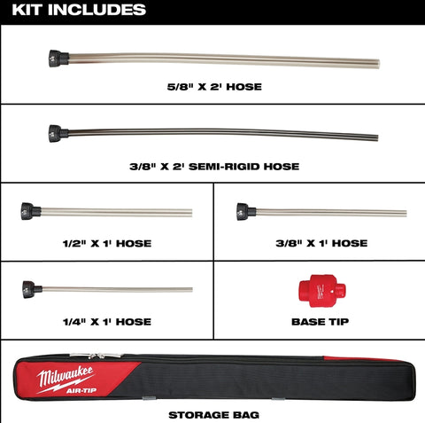 Milwaukee AIR-TIP 49-90-2037 Long Reach Flexible Micro Hose Set