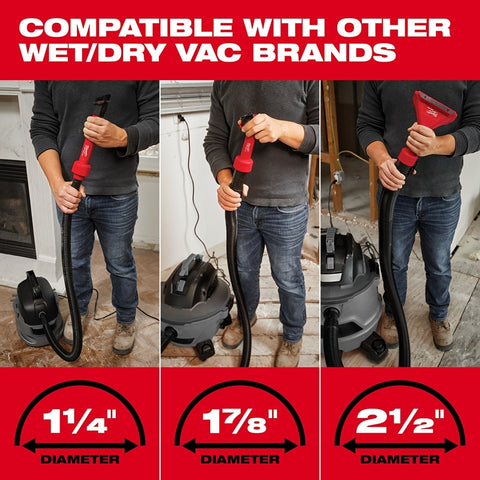 Milwaukee AIR-TIP 49-90-2032 Magnetic Utility Nozzle, Plastic, Black/Red