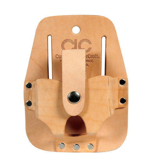 CLC 1 Tan Leather Tape Rule Holder 4.5 in. H x 3.5 in. L x 1.3 in. W
