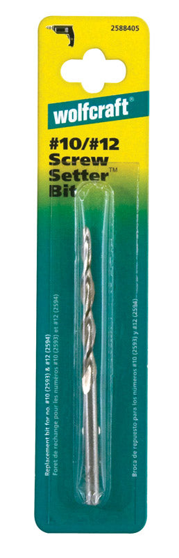 Wolfcraft Screw Setter Steel Hex #10 in. Dia. Drill Bit Set 1 pc.