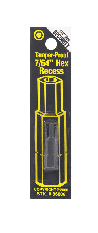Best Way Tools 7/64 in. Hex Screwdriver Bit 1/4 in. Dia. x 1 in. L 1 pc.