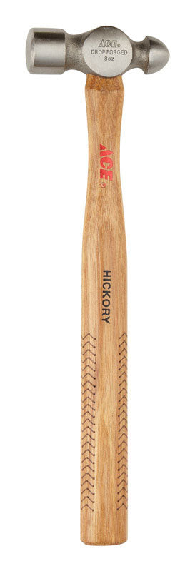 Ace 8 oz. Wood Ball Pein Hammer