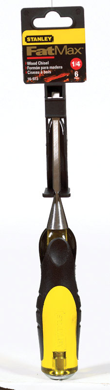 Stanley FatMax Thru-Tang 1/4 in. W x 9 in. L Tempered Carbon Chrome Steel Wood Chisel