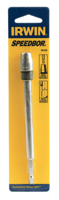 Irwin 1/4 in. Dia. x 6 in. L Power Bit Extension