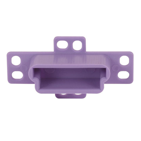 Prime-Line R 7133 Drawer Track Backplate, 3/4 in L, 2-3/4 in W, Nylon/Steel