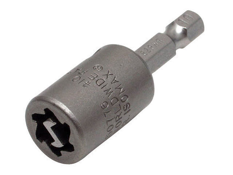Eazypower Isomax #10 Screw Remover Screwdriver Bit Adapter 1/4 in. Dia. x 2 in. L 1 pc.