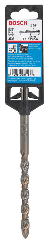 Bosch Bulldog Steel SDS Plus Shank 3/8 in. Dia. x 6 in. L Rotary Hammer Bit 1 pc.
