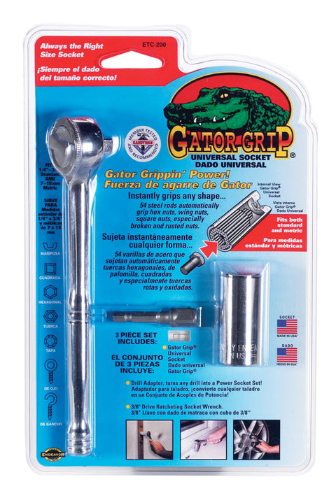 Gator Grip Steel 3/8 Sockets