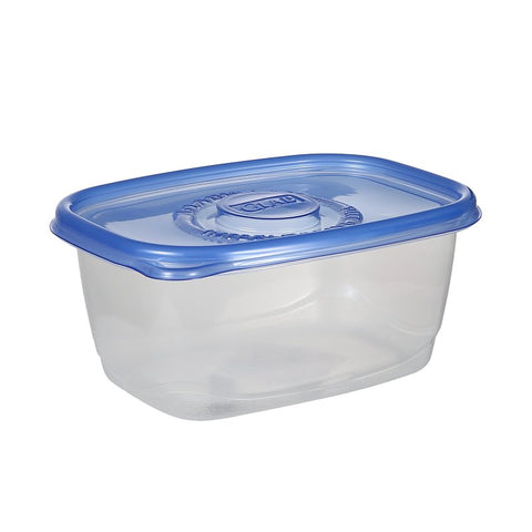 Glad BBG10316 Large Deep Dish, 64 oz Capacity, Plastic, Clear, Pack of 3