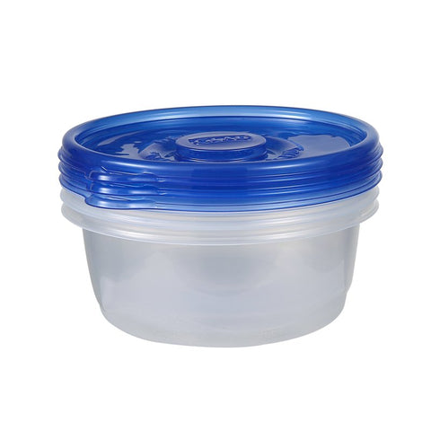 Glad BBG10691 Large Big Bowl, 48 oz Capacity, Plastic, Clear, Pack of 3