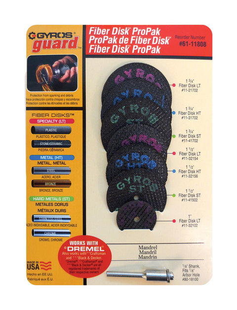 Gyro Band Shell Gyros Tools GYROSGuard 1 1/2 in. X 4 in. L Fiberglass Round Rotary Acc ...