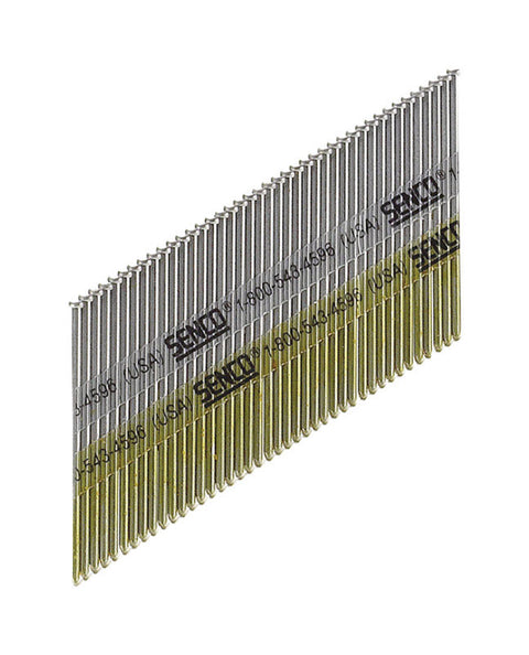 Senco 2-1/2 in. L 15 Ga. Bright Angled Finish Nails 3,000 box
