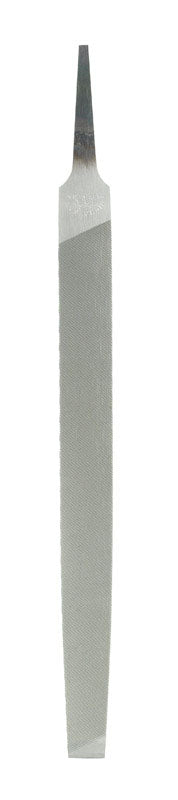 Nicholson Bastard Cut/Rectangular Flat Tapered File 8 in. L American