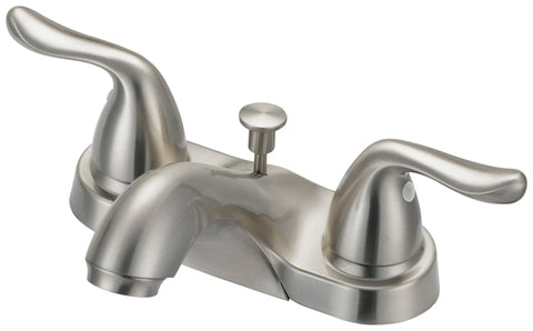 Boston Harbor F5121033NP Lavatory Faucet, 1.2 gpm, 2 -Faucet Handle, 3 -Faucet Hole, Metal, Brushed Nickel
