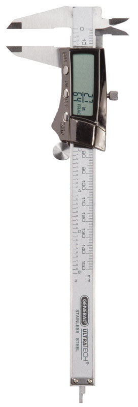 General Tools Digital Caliper 4-1/2 in. W x 11-1/2 in. L Stainless Steel