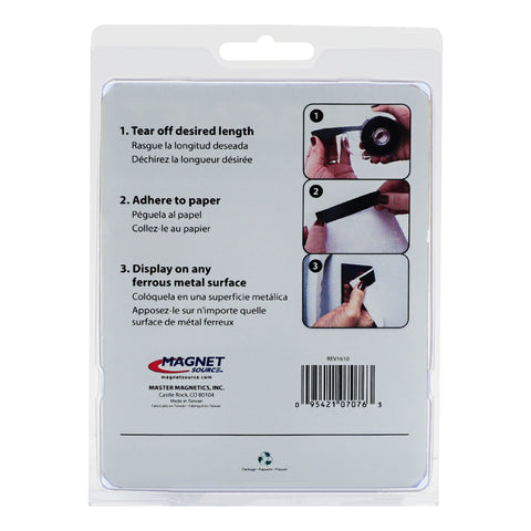 Magnet Source 312 in. L X .75 in. W Black Magnetic Tape 1