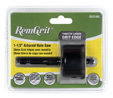 Disston RemGrit 1-1/2 in. Dia. Carbide Grit Hole Saw
