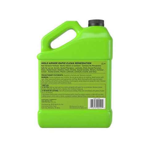 Mold Armor FG591 Remediation Mold Removal, 1 gal, Liquid, Bleach, Clear, Pack of 4