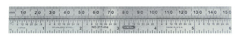 General Tools Precision Pocket Rule 3/4 in. W x 6 in. L Stainless Steel
