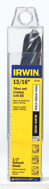 Irwin High Speed Steel Reduced 13/16 in. Dia. Drill Bit 1