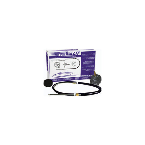 Uflex FOURTECHBLK14ZTF Fourtech ZTF Rotary Steering System, 14' Black Cable