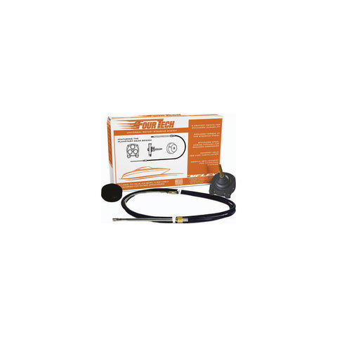 Uflex FOURTECHBLK15 Fourtech Rotary Steering System, 15', Black Cable