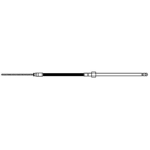 UFLEX M66 Universal QC Rotary Steering Cable (Replaces UFLEX, Morse Command 290 or Teleflex SSC62), 18'