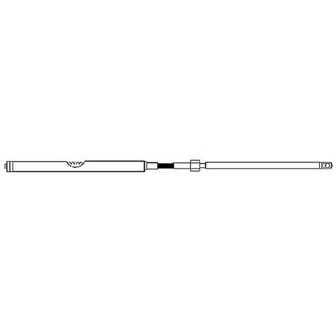 UFLEX M86 Universal Rack & Pinion Steering Cable (Replaces UFLEX, Morse Command 200 or Teleflex SSC124), 15'