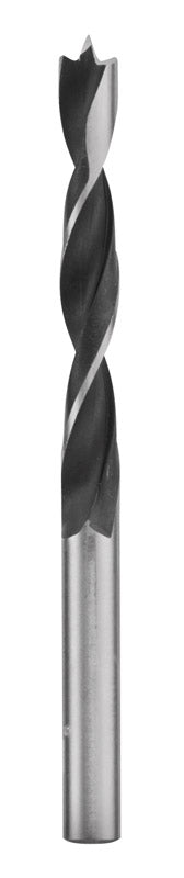 Vermont American Steel Reduced Shank 3/8 in. Dia. x 5-3/16 in. L Brad Point Drill Bit 1 pc.