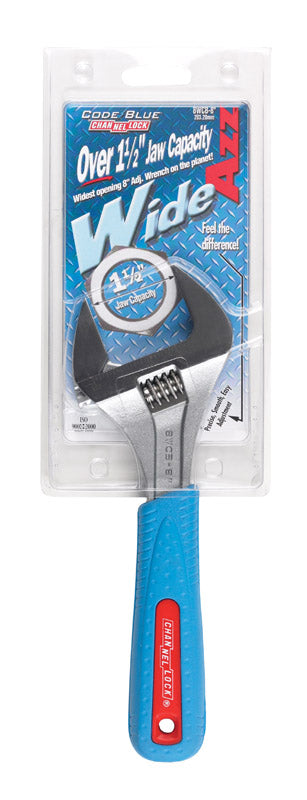 Channellock Wideazz 8 in. L Chrome Vanadium Steel Adjustable Wrench