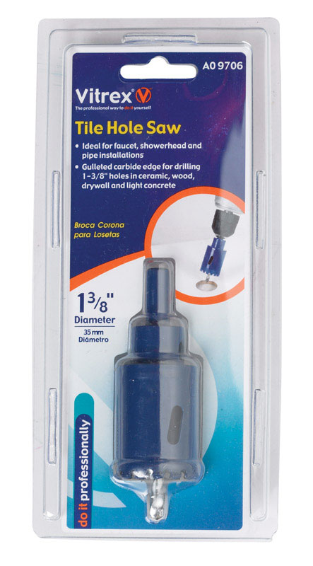 Vitrex 1-3/8 in. Dia. Bi-Metal Tile Hole Saw