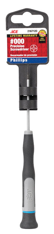Ace No. 000 X 2-1/2 in. L Phillips Precision Screwdriver, Pack of 2