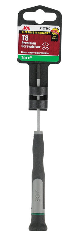 Ace T8 Torx Precision Screwdriver 2-1/2 in. L