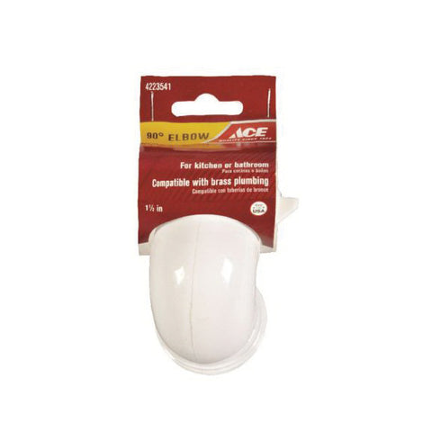 Ace 1-1/2 in. Dia. x 1-1/2 in. Dia. Slip To Slip 90 deg. Schedule 40 Brass Elbow