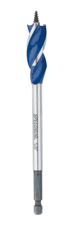 Irwin Speedbor Carbon Steel Hex 5/8 in. Dia. x 6 in. L Wood Boring Bit 1 pc.