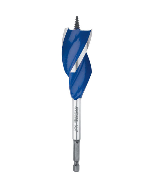 Irwin Speedbor Carbon Steel Hex 1-1/4 in. Dia. x 6 in. L Wood Boring Bit 1 pc.
