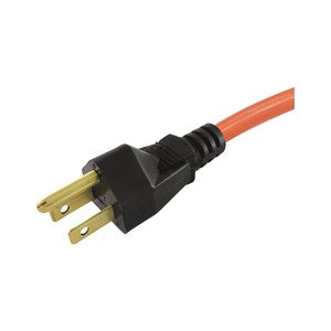 Ace Indoor and Outdoor Triple Outlet Cord 14/3 SJTW 25 ft. L Orange