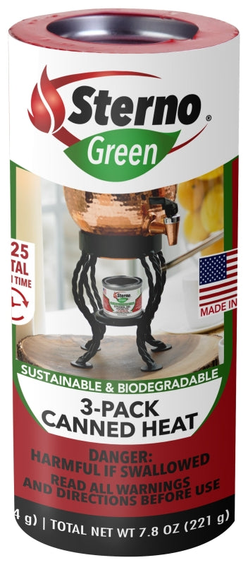 Sterno 20602 Cooking Fuel, 2.05 oz Can, 45 min Burn Time
