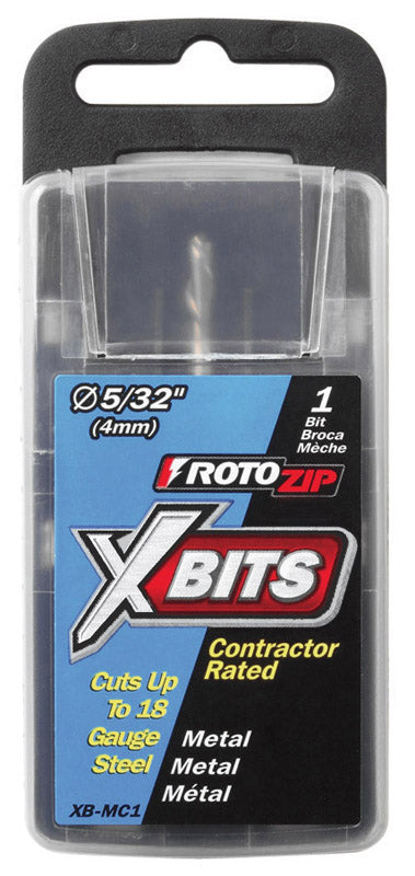 Rotozip Steel Xbits 5/32 in. 1 pk