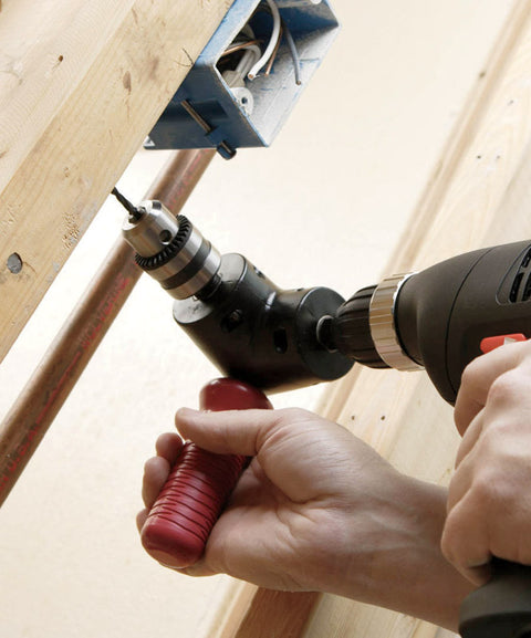 Milescraft Steel Hex 3/8 in. Dia. Right Angle Drill Attachment 1 pc.