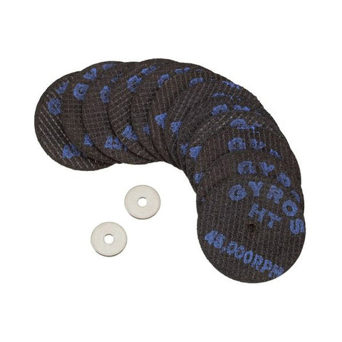 Gyros Fiber Disk HT Cut-Off Wheel 1-1/2 in. Dia. x 1/32 in. thick x 1/8 in.