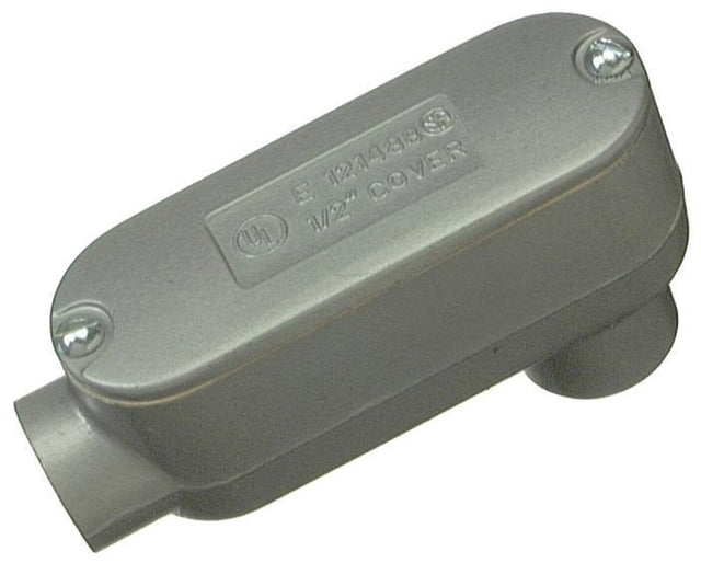 Conduit Shell Halex 58630B Conduit Body, 3 in Hub, 13-9/64 in OAL, Threaded, Aluminu ...
