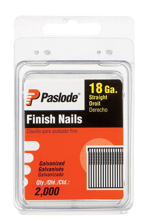 Paslode 2 in. L 18 Ga. Galvanized Finish Brad Nails 2,000 pk