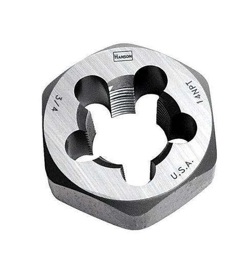 Irwin Hanson High Carbon Steel 3/4 in.-14NPT SAE Pipe Threading Die 1 pc.