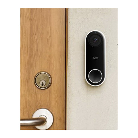 Nest Hello White Metal/Plastic Wireless Video Doorbell