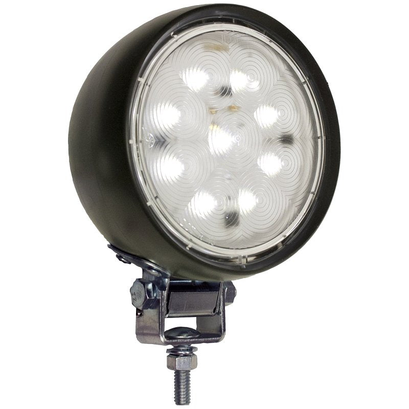 PM V908 Round Work Light, 0.65 A, 12 V, 9-Lamps, LED Lamp, 800 Lumens ...