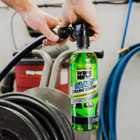 Wipe New Blast 381702 Ceramic Spray Coating, 24 oz Bottle, Liquid, Green